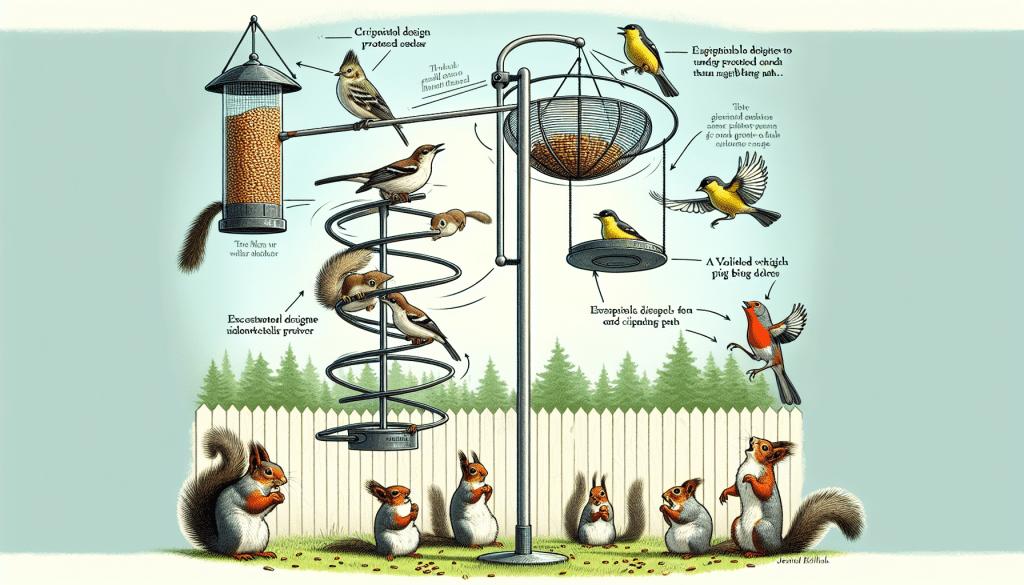 Tips for Detering Squirrels from Climbing Bird Feeder Pole