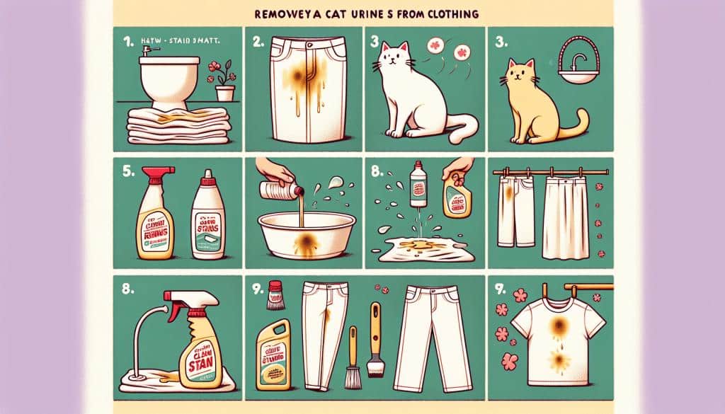How to Remove Cat Urine Stains from Clothes